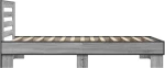 vidaXL Κρεβάτι με Κεφαλάρι Γκρι Sonoma 80 x 200 cm Επεξεργασμένο Ξύλο