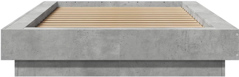 vidaXL Κρεβάτι δαπέδου Γκρι Σκυροδέματος 80 x 210 cm