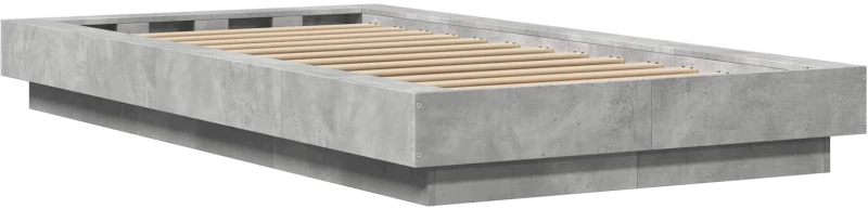 vidaXL Κρεβάτι δαπέδου Γκρι Σκυροδέματος 80 x 210 cm