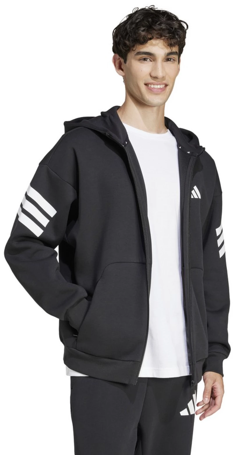 adidas M FI 3S FZ JD4827 ADIDAS Μαύρο