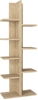 Βιβλιοθήκη Tree Megapap χρώμα sapphire oak 45x21,4x121,8εκ.