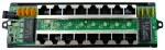 Conexpro POE-PAN8-GBM, passive Gigabit PoE metal panel, 8 ports