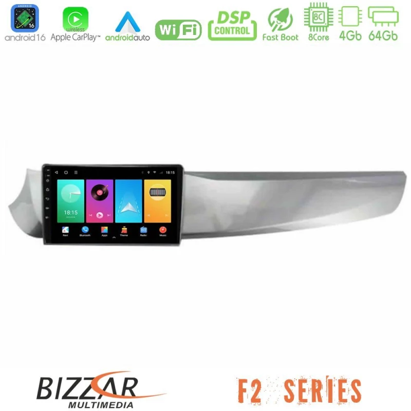 Bizzar F2 Series 8Core Android16 4+64GB  Alfa Romeo Giulietta 2010-2014 Navigation Multimedia Tablet 9"