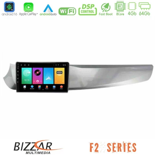Bizzar F2 Series 8Core Android16 4+64GB  Alfa Romeo Giulietta 2010-2014 Navigation Multimedia Tablet 9"