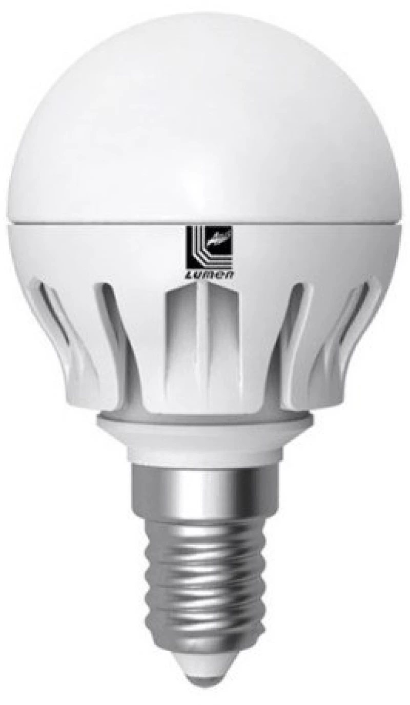 Λάμπα LED 7W Ε14 σφαιρική ματ αλουμινίου LUMEN-13-141271 13-141271