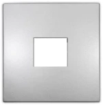 Πλακίδιο Πρίζας Τηλεφώνου RJ11 Lumen-15-0736-Ασημί 15-0736