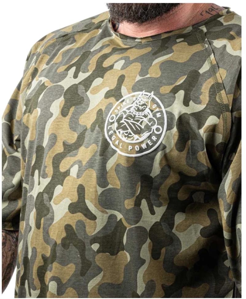 Legal Power Rag Top Oldschool Lplimits Boston - Green Camo Ottomix