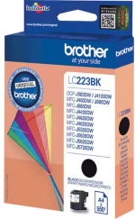 Brother LC223 Γνήσιο Μελάνι Εκτυπωτή InkJet Μαύρο (LC-223BK)