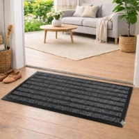 Πατάκι Εισόδου (45X75) Mcdecor Lines Grey - MCDECOR - -