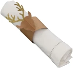 ΕΟΡΤΑΣΤΙΚΌ ΤΡΑΠΈΖΙ NAPKIN RING KRAFT REINDEER X8 ATMOSPHERA 191100