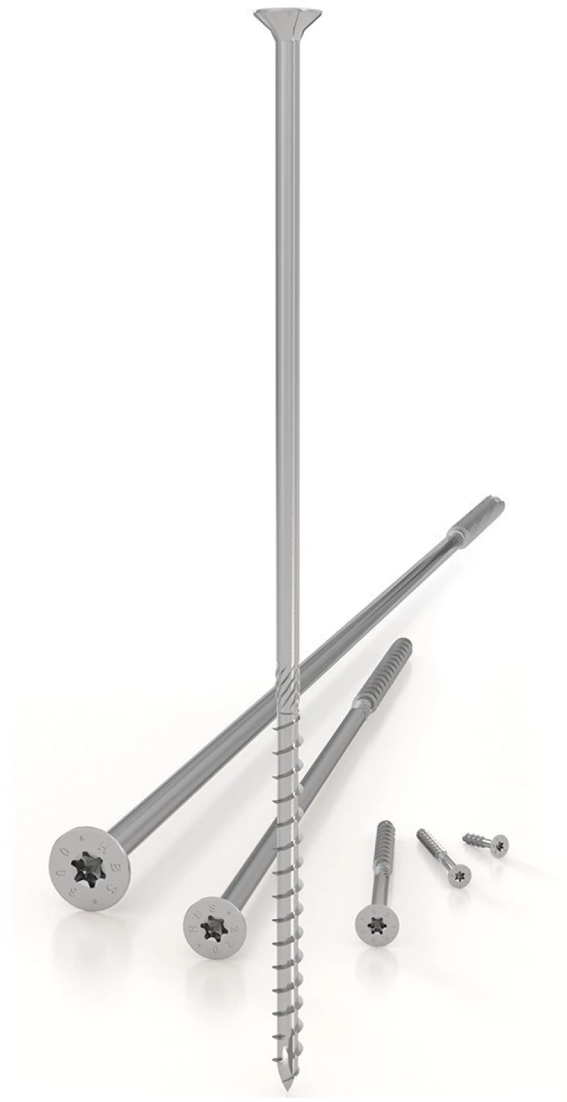 Βίδες ξύλου torx Ø6mm HBS Ø6 x 120mm