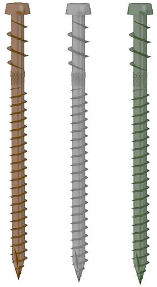 Βίδες ξύλου torx για πάτωμα Ø5 x 60mm - Καφέ