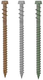 Βίδες ξύλου torx για πάτωμα Ø5 x 60mm - Καφέ