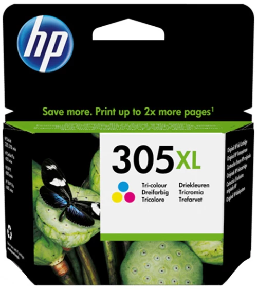 Μελάνι HP 305XL Tri-Colour (3YM63AE)
