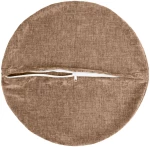 vidaXL Κάλυμμα Μαξιλαριού 6 τμχ. HEERLEN Καφέ Ø 30 cm Ύφασμα Chenille