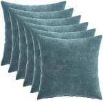vidaXL Κάλυμμα Μαξιλαριού 6 τμχ. HEERLEN Μπλε 40 x 40 cm