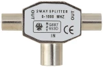 Belkin F3Y067bt SPLITTER,ANTENNA,TV,COAX/2xCOAX,F/M,GOLD-PLATED