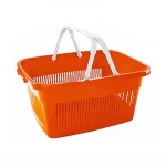 ΚΑΛΑΘΙ SUPER MARKET ΠΛΑΣΤΙΚΟ ΠΟΡΤΟΚΑΛΙ 46Χ34Χ22CM
