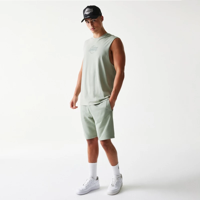 NEW ERA NBA CORE PLUS HD SLVLSS TEE LOSLAK EVG 60771529 NEW ERA ΠΡΑΣΙΝΟ