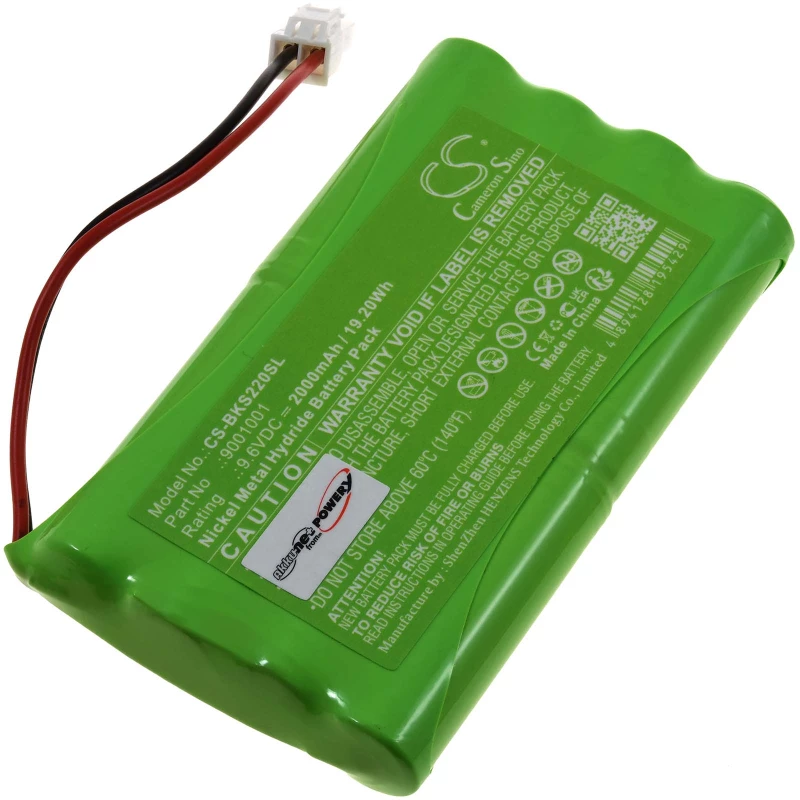 Μπαταρία για swing gate, yard gate operator Somfy Axovia 3S / Ixengo L3S / Dexxo Optimo / type 9001001 2000mAh/19Wh
