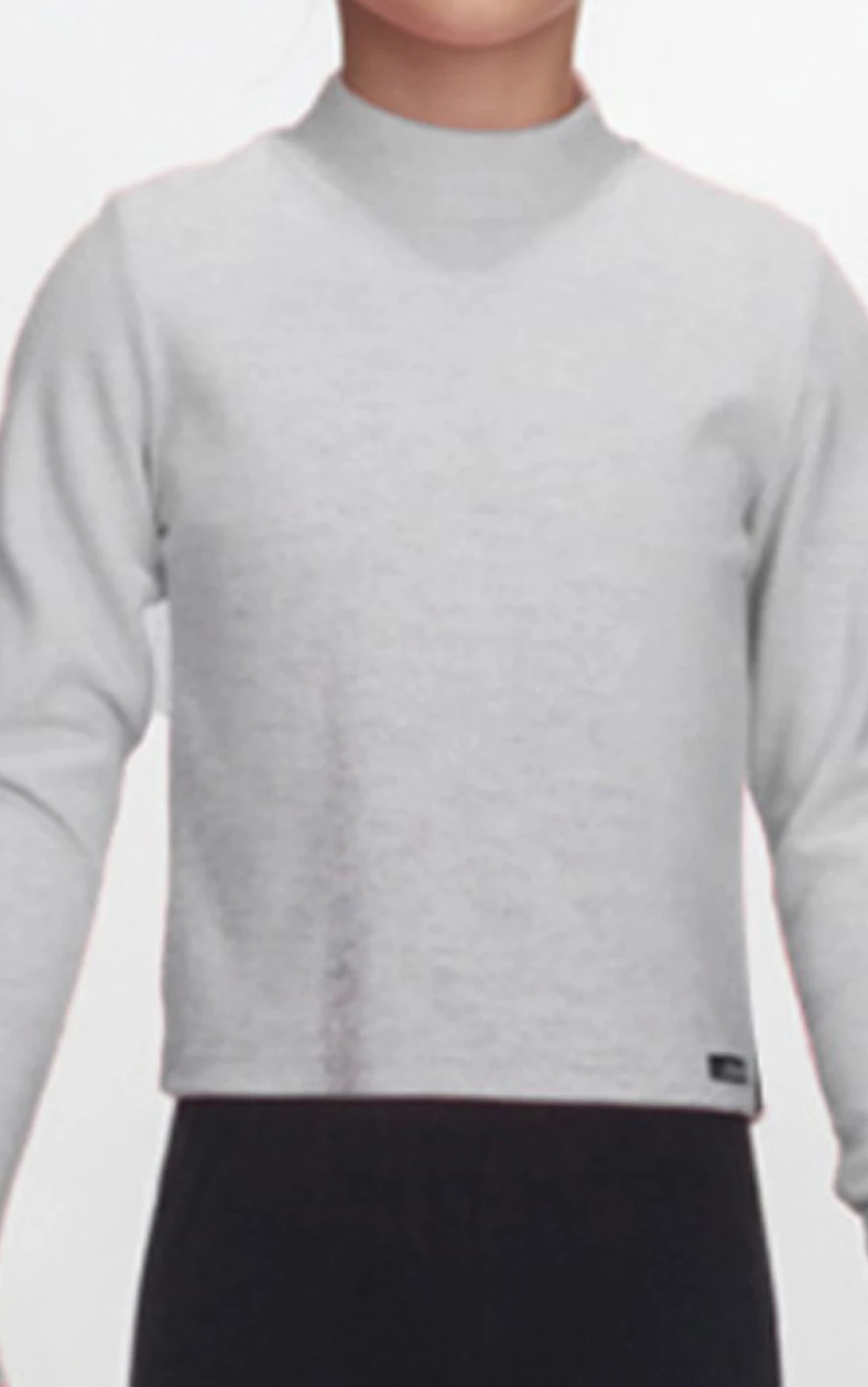 Joyce Μπλούζα Half Neck, Γκρι