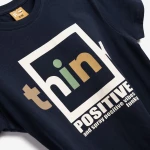 Funky Μπλούζα Think Positive, Μπλέ