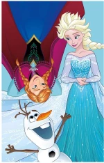 Πετσέτα Παιδική Frozen 97 Multi DimCol Χεριών 40x60cm 100% Βαμβάκι