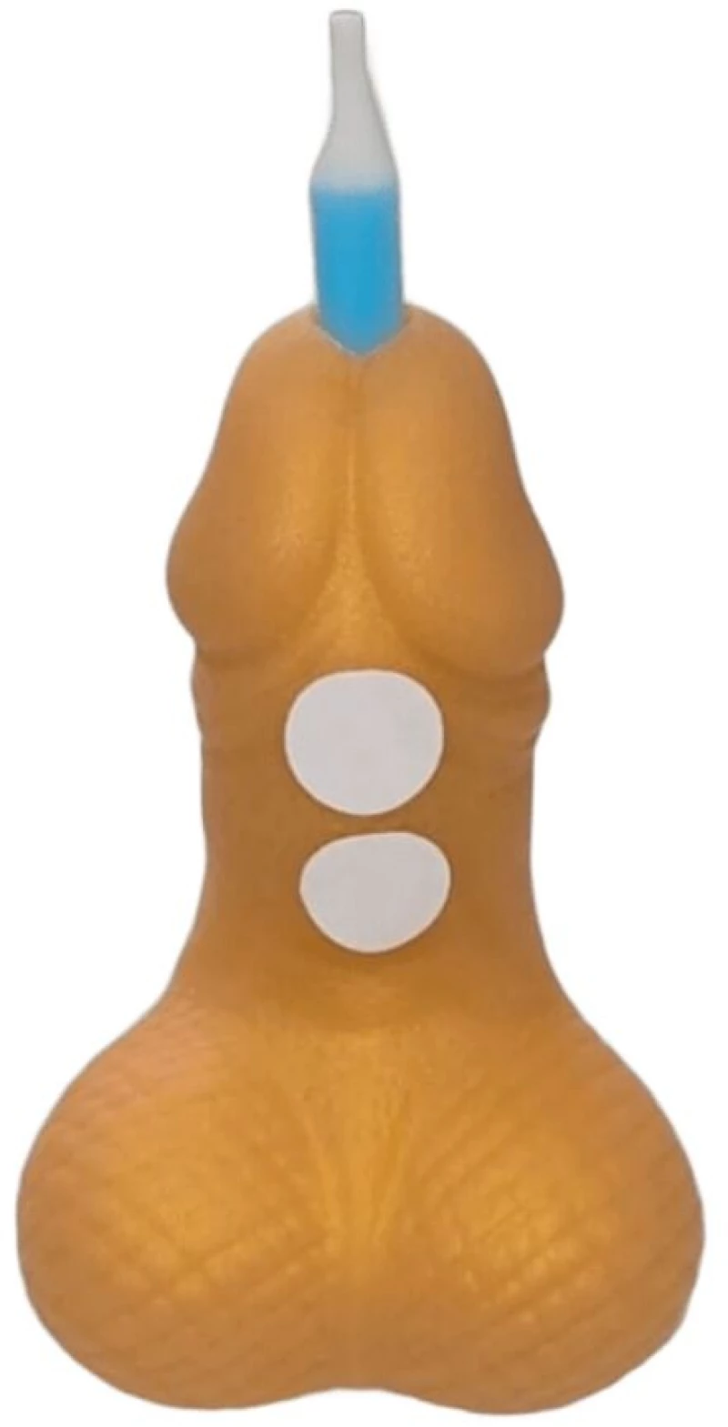 DIABLO PICANTE - PENIS BIRTHDAY NUMBER CANDLE GOLDEN