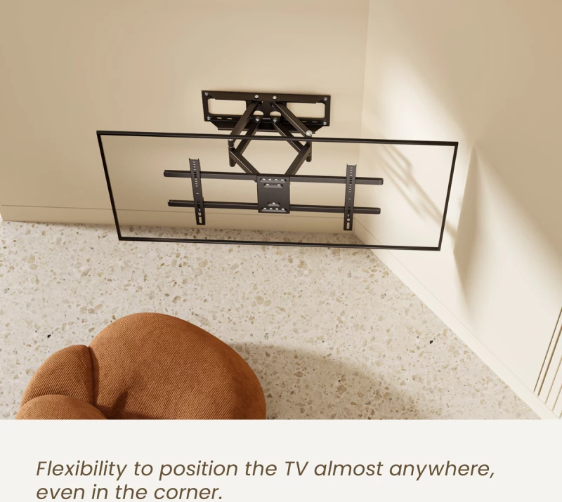 BRATECK επιτοίχια βάση τηλεόρασης LPA69-466W, 37-86", έως 60kg, full motion, weatherproof