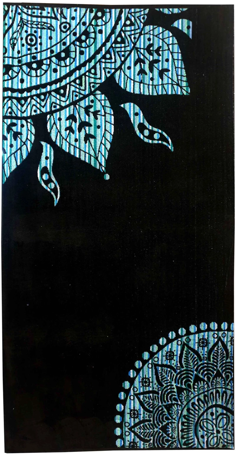 Πετσέτα Θαλάσσης ΚΟΜΒΟΣ Βελουτέ Zakar Design 1 Cotton 100% 85x160
