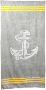 Πετσέτα Θαλάσσης ΚΟΜΒΟΣ Βελουτέ Zakar Design 8 Cotton 100% 85x160