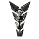 Puig Αυτοκόλλητο Προστατευτικό Ρεζερβουάρ Girl Black 21434N