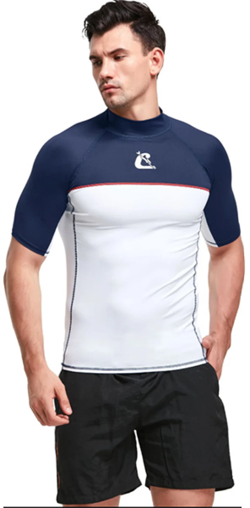 Rash Guard White/Blue