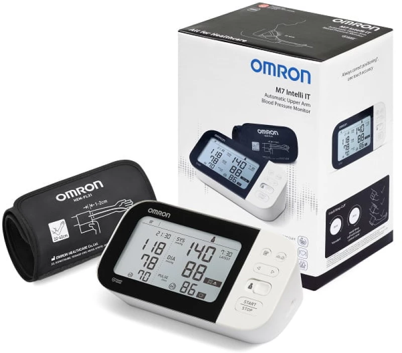 Ηλεκτρονικό Ψηφιακό Πιεσόμετρο Omron M7 Intelli IT 22-42cm HEM-7361T-EBK