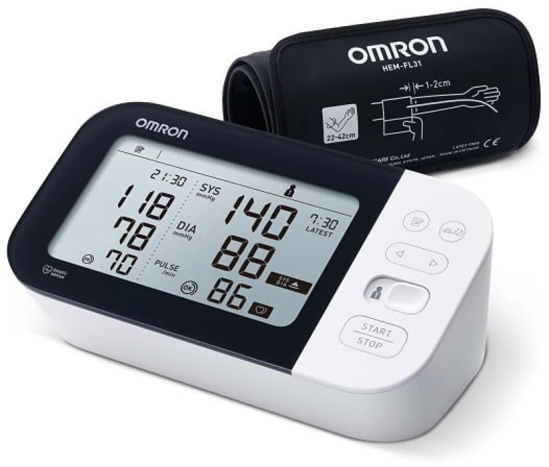 Ηλεκτρονικό Ψηφιακό Πιεσόμετρο Omron M7 Intelli IT 22-42cm HEM-7361T-EBK