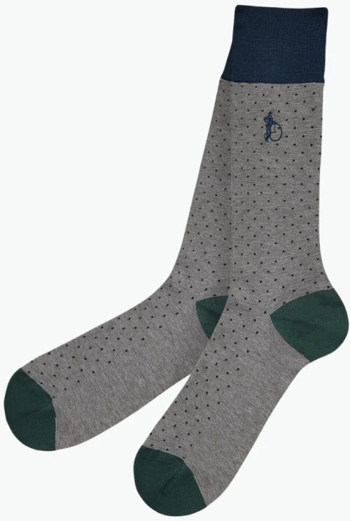 Ανδρικές Κάλτσες London Sock Co Spot of Style Socks Grey