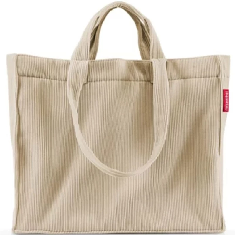 Τσάντα Ώμου Softshopper Cord GR6052 38,5x47x17cm Sand Reisenthel