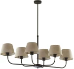 Φωτιστικό Οροφής Chicago 3999 6xΕ27 15W 100x90cm Beige TK Lighting