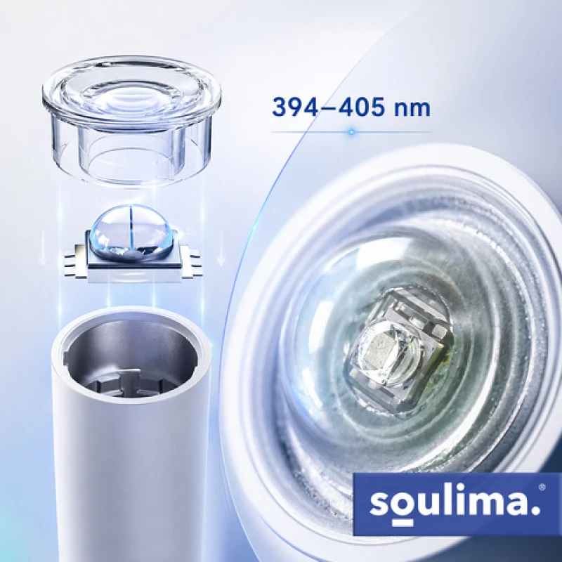 Soulima Λάμπα UV LED νυχιών MINI 3W με βάση, LCD, USB-C 27771