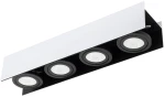 Φωτιστικό Οροφής Eglo 39318 VIDAGO Μαύρο Ματ (Black Mat)|Λευκό (White) 3000K