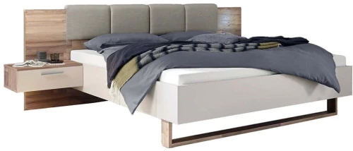 Κρεβάτι Με Κομοδίνα Blanco I (Για Στρώμα 180x200cm) 162887249 306x208,2x100cm Multi Υπέρδιπλo