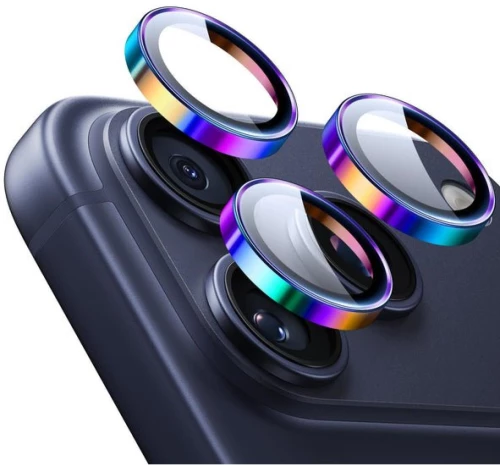 Tempered Glass iPhone 17 Pro / 17 Pro Max / 16 Pro / 16 Pro Max / 15 Pro / 15 Pro Max / 14 Pro / 14 Pro Max ESR Armorite Camera Lens Protectors Αντιχαρακτικό Γυαλί Προστασίας για Φακό Κάμερας - Chromatic (4894240225165)