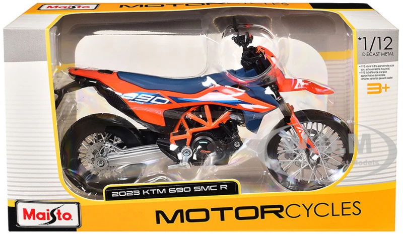 MAISTO 1:12 MOTORCYCLES - KTM 690 SMC R 2023 (#48/31101(23094))