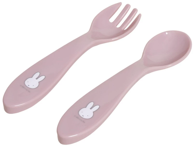 Σετ Κουταλάκι και Πηρούνι 16 cm Miffy Pink KOKO