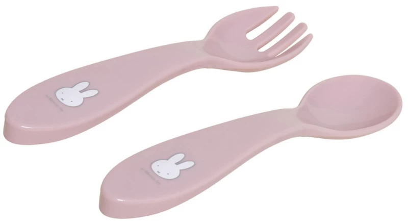 Σετ Κουταλάκι και Πηρούνι 16 cm Miffy Pink KOKO