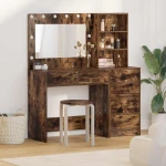 vidaXL Τραπέζι περιποίησης Καφέ 78.5 x 41 x 135 εκ Επεξεργασμένο ξύλο