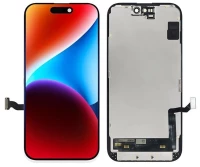GX Hard OLED Οθόνη με Μηχανισμό Αφής για iPhone 15 Μαύρο
