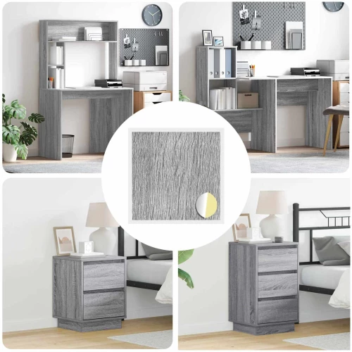 vidaXL Αυτοκόλλητη Κάλυψη Βιδών 12 pcs Γκρίζο Σονομα Ø 20 x 0,5 mm