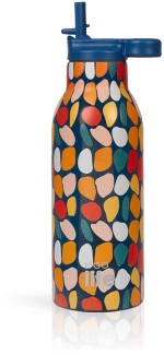 Ανοξείδωτο Παγούρι Θερμός με Καλαμάκι Ecolife 550ml - Stones