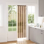 vidaXL Κουρτίνα εντόμων Chenille Καφέ και μπεζ 56 x 200 cm 100% PP